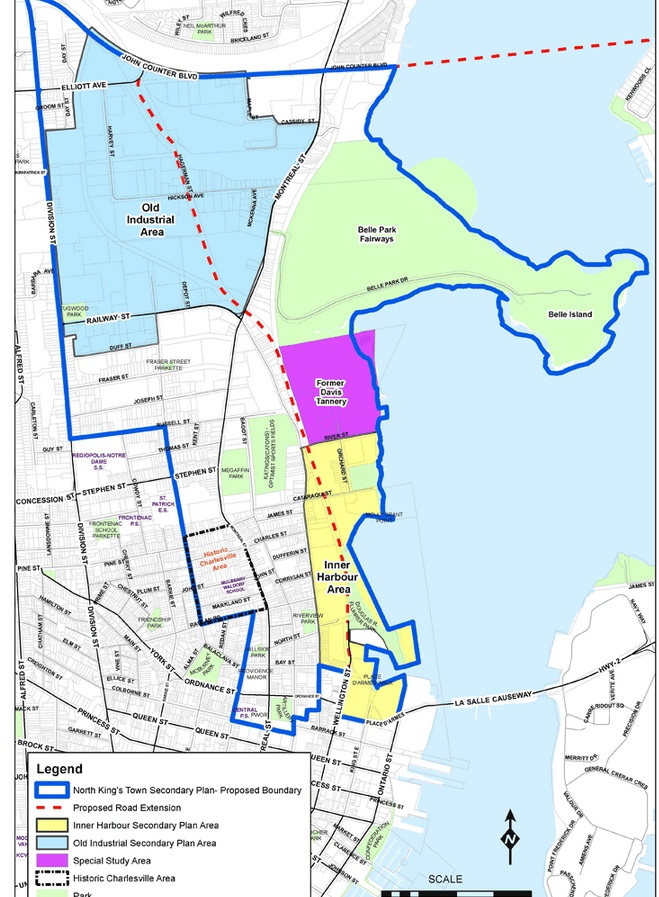 North Kings Town map