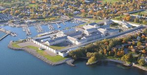 Arial view of Kingston Penitentiary site
