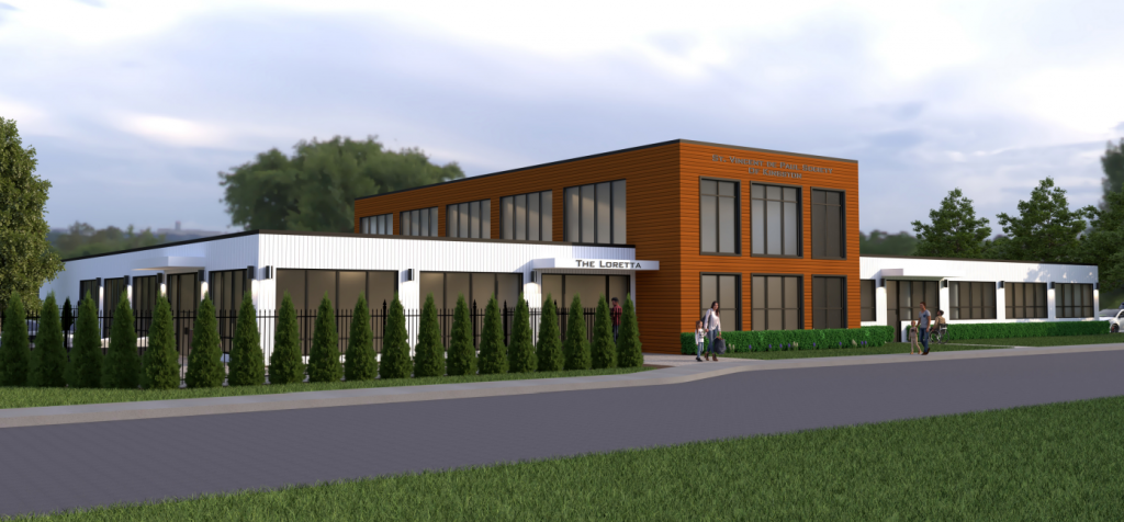 Picture of the proposed new building.